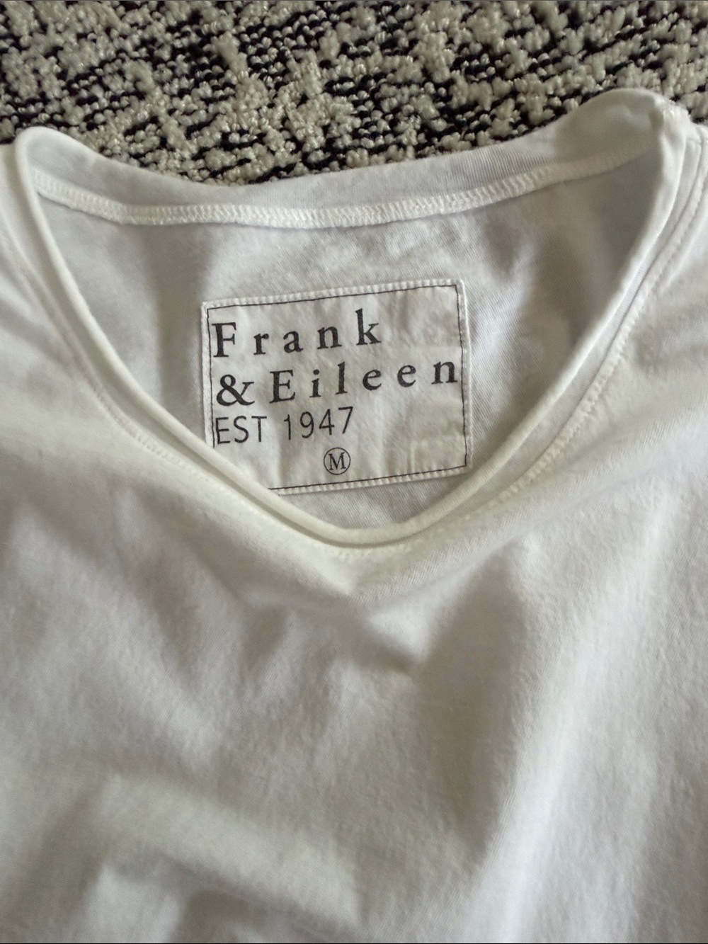 Frank & Eileen Cream Long Sleeve Lightweight Tee - Picture 3 of 5